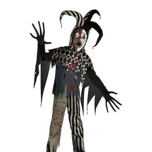 Twisted Jester Halloween Costume for Boys, Medium